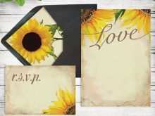 16 Standard Sunflower Wedding Invitation Template Layouts for Sunflower Wedding Invitation Template