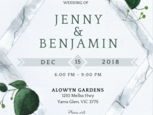 16 The Best Eucalyptus Wedding Invitation Template Photo for Eucalyptus Wedding Invitation Template