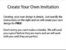 17 Creative Create Your Own Birthday Invitation Template Maker with Create Your Own Birthday Invitation Template