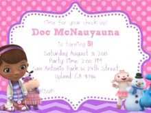 17 Creative Doc Mcstuffins Birthday Invitation Template For Free by Doc Mcstuffins Birthday Invitation Template