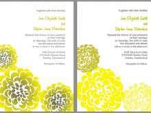 17 Creative Wedding Invitation Templates Yellow in Word with Wedding Invitation Templates Yellow