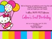17 Customize Our Free 7Th Birthday Invitation Template Hello Kitty With Stunning Design with 7Th Birthday Invitation Template Hello Kitty