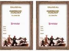 17 Free Guardians Of The Galaxy Birthday Invitation Template Templates by Guardians Of The Galaxy Birthday Invitation Template