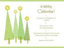 Christmas Dinner Invitation Template Word