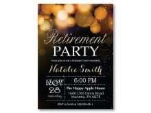 Retirement Party Invitation Template