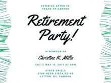 17 Report Retirement Party Invitation Template Layouts with Retirement Party Invitation Template