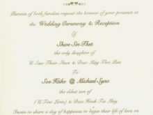 17 Standard Wedding Invitation Letter Template Templates with Wedding Invitation Letter Template
