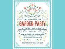 18 Create Garden Party Invitation Template With Stunning Design by Garden Party Invitation Template