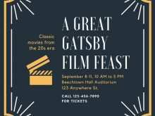 Blank Great Gatsby Invitation Template