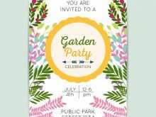 18 Standard Garden Party Invitation Template For Free by Garden Party Invitation Template