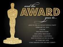 19 Creating Oscar Party Invitation Template Maker with Oscar Party Invitation Template