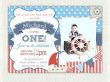 19 Customize Nautical Birthday Invitation Template Free With Stunning Design for Nautical Birthday Invitation Template Free