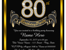 19 Format 80Th Birthday Invitation Template Uk Now with 80Th Birthday Invitation Template Uk