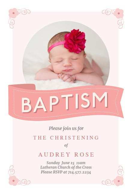 19 Format Baby Girl Christening Blank Invitation Template Layouts by Baby Girl Christening Blank Invitation Template