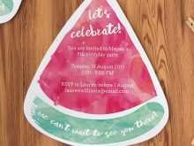 19 Free Printable Watermelon Birthday Invitation Template Layouts by Watermelon Birthday Invitation Template