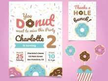 20 Adding Donut Birthday Invitation Template in Photoshop for Donut Birthday Invitation Template