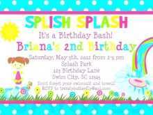 Birthday Invitation Format In English