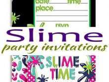 21 Best Slime Party Invitation Template Formating by Slime Party Invitation Template