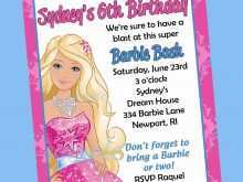21 Online Editable Barbie Invitation Template Blank With Stunning Design for Editable Barbie Invitation Template Blank