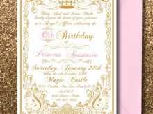 Party Invitation Cards Royal