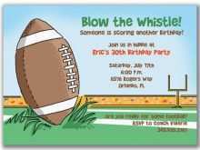 21 The Best Football Party Invitation Template for Ms Word for Football Party Invitation Template