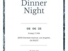 Dinner Invitation Message Template