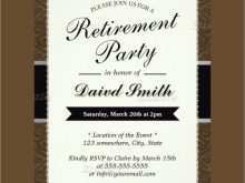 22 Adding Retirement Party Invitation Template Photo with Retirement Party Invitation Template