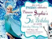 22 Create Elsa Birthday Invitation Template Layouts by Elsa Birthday Invitation Template