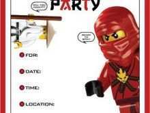 22 Customize Ninjago Birthday Invitation Template Maker by Ninjago Birthday Invitation Template