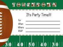 22 Format Football Party Invitation Template for Ms Word with Football Party Invitation Template