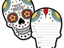 22 Free Printable Day Of The Dead Party Invitation Template in Photoshop with Day Of The Dead Party Invitation Template