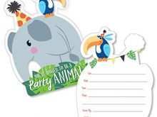 22 Free Zoo Animal Party Invitation Template in Photoshop by Zoo Animal Party Invitation Template