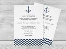 22 Printable Nautical Wedding Invitation Template Download with Nautical Wedding Invitation Template