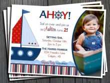 22 Report Nautical Birthday Invitation Template Free With Stunning Design by Nautical Birthday Invitation Template Free