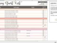 24 Customize Wedding Invitation List Template Excel Download for Wedding Invitation List Template Excel