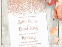 24 How To Create Rose Gold Wedding Invitation Template With Stunning Design for Rose Gold Wedding Invitation Template