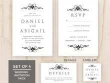 24 Printable Rsvp Wedding Invitation Template For Free with Rsvp Wedding Invitation Template