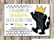 25 Free Where The Wild Things Are Birthday Invitation Template With Stunning Design with Where The Wild Things Are Birthday Invitation Template