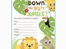 25 Online Jungle Theme Birthday Invitation Template Free Download for Jungle Theme Birthday Invitation Template Free