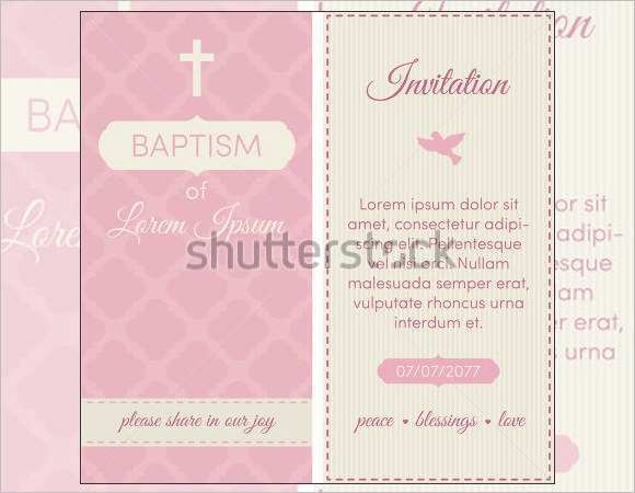 25 The Best Christening Invitation Blank Template Pink Formating by Christening Invitation Blank Template Pink