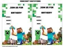 26 Blank Blank Minecraft Invitation Template Download for Blank Minecraft Invitation Template