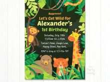26 Standard Jungle Safari Birthday Invitation Template Download with Jungle Safari Birthday Invitation Template
