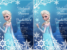 27 Create Frozen Birthday Invitation Template Layouts with Frozen Birthday Invitation Template