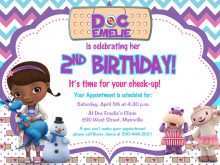 27 Customize Our Free Doc Mcstuffins Birthday Invitation Template Formating with Doc Mcstuffins Birthday Invitation Template