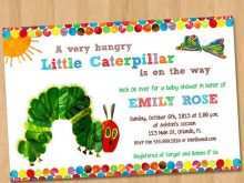 27 Free Very Hungry Caterpillar Birthday Invitation Template Layouts by Very Hungry Caterpillar Birthday Invitation Template