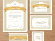 Simple Elegant Wedding Invitation Template