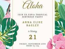 27 Standard Tropical Party Invitation Template Templates for Tropical Party Invitation Template
