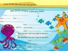 28 Blank Under The Sea Party Invitation Template Templates with Under The Sea Party Invitation Template