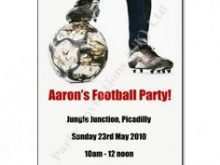 28 Creative Free Football Party Invitation Templates Uk With Stunning Design with Free Football Party Invitation Templates Uk
