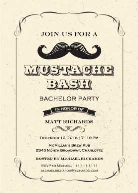 Bachelors Party Invitation Template from legaldbol.com